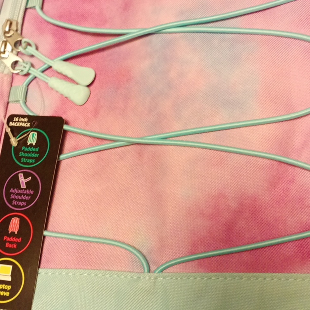 Backpack 16 inch tye dye - Picture 3 of 3